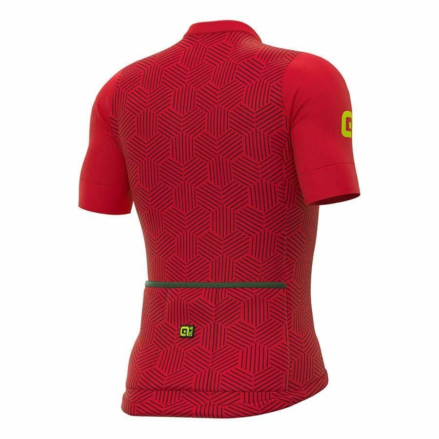 MAGLIA ESTIVA DA CICLISMO UOMO ALE' SOLID CROSS COLORE ROSSO