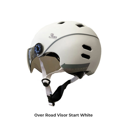 CASCO MFI OVER ROAD VISOR START - Casco con Visiera, Luci Integrate e Indicatori di direzione