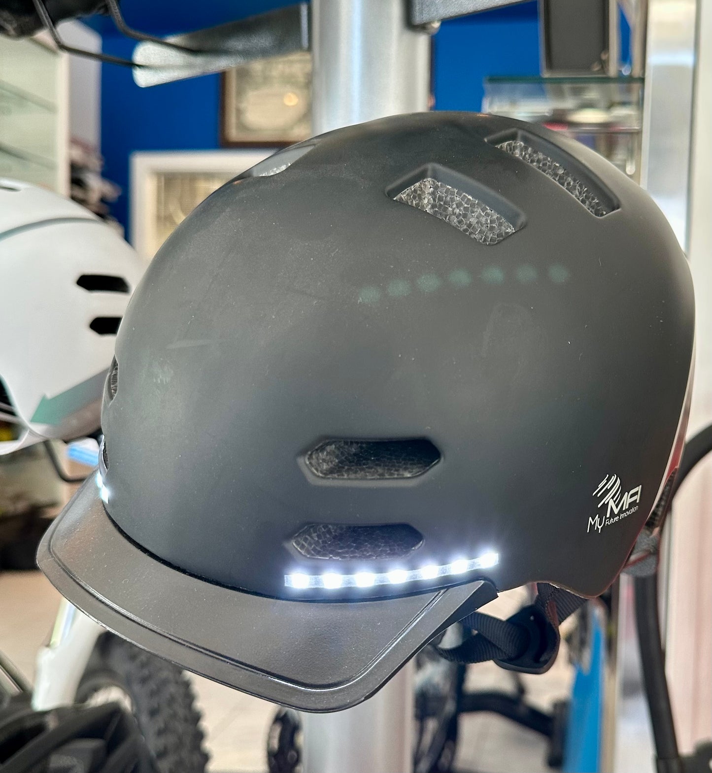 Casco MFI Over Road Start - Casco bici con luci integrate